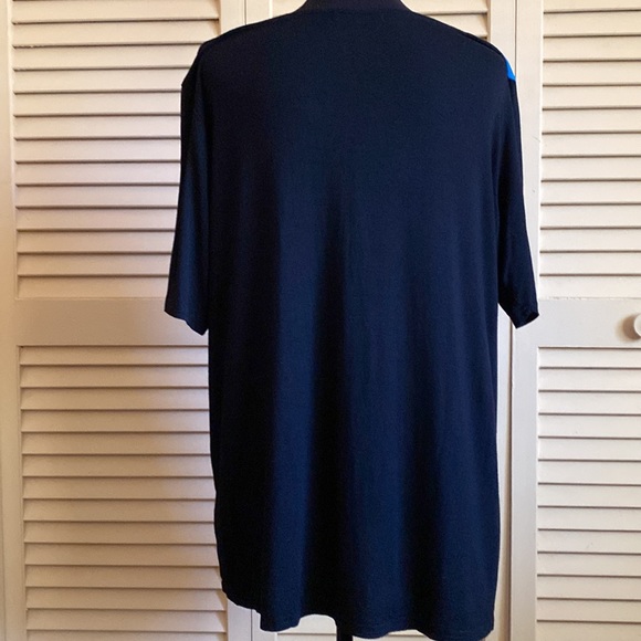 Sarin Mathews Short-sleeve Top Abstract Asymmetrical Neck - Bundle (2) Size XXL - Picture 7 of 14